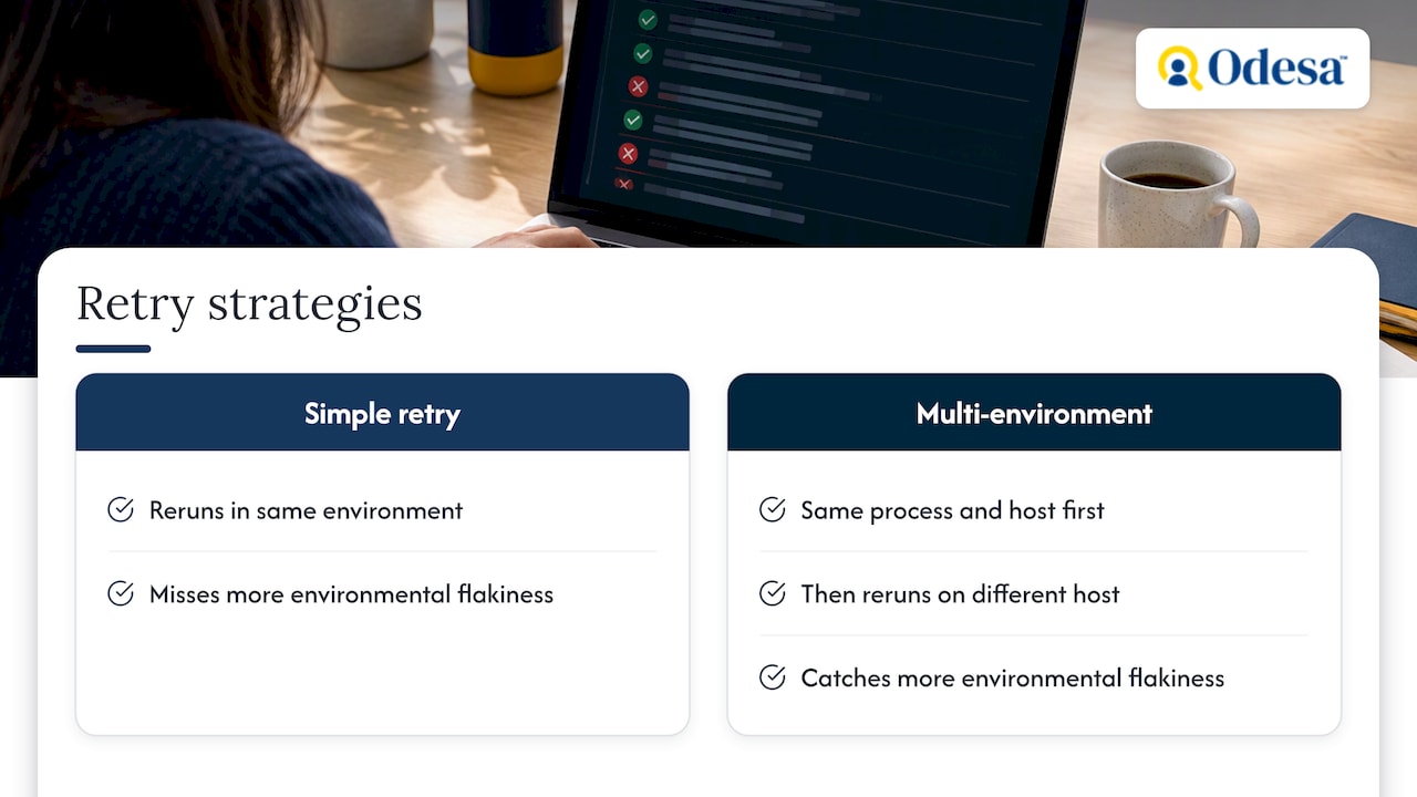 Retry sequence across process and host environments