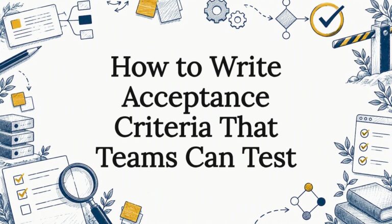 Acceptance criteria title card illustration
