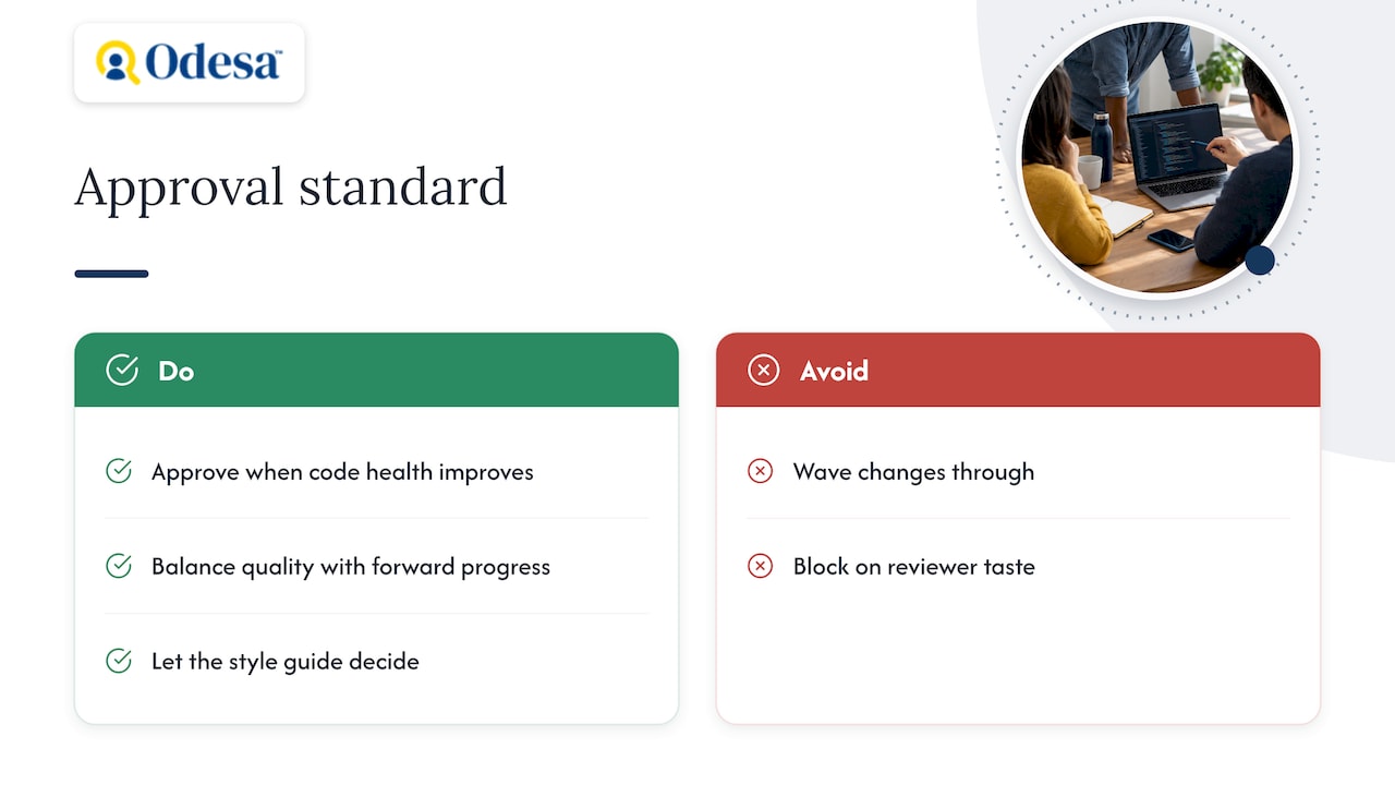 Start with the approval standard — overview diagram